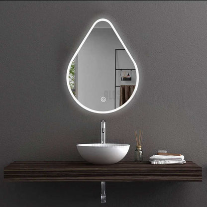 Specchio touch a goccia con luce LED integrata Cubi&Co cm 120x80 by CeramicStore | Lo specialista del tuo bagno