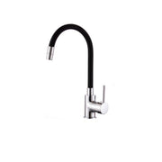 Miscelatore cucina in ottone cromato con canna snodata nera Keller taps by CeramicStore | Lo specialista del tuo bagno