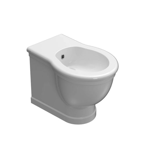 Bidet monoforo installazione filo parete 57x38 cm modello Paestum Ceramica Globo