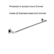 Porta asciugamani 60 cm a parete di Gedy serie Edera Plus - Cromato by CeramicStore | Lo specialista del tuo bagno