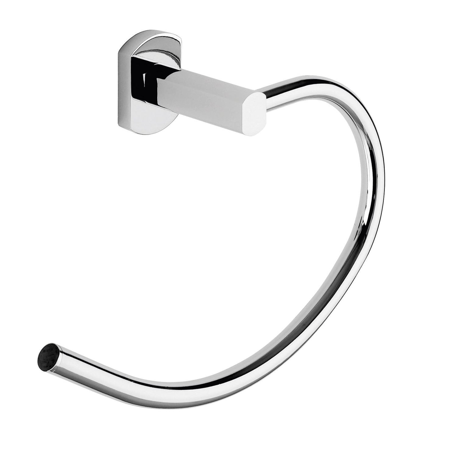 Porta asciugamani ad anello con installazione a parete di Gedy serie Edera Plus - Cromato by CeramicStore | Lo specialista del tuo bagno