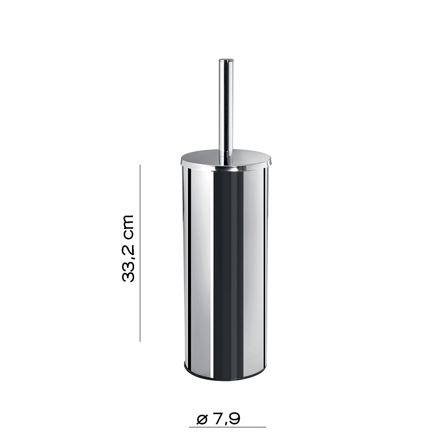 Scopino da appoggio di Gedy serie Edera Plus - Cromato by CeramicStore | Lo specialista del tuo bagno