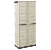 Armadio alto da esterno Spazio con ripiani integrati Tortora/Beige by CeramicStore | Lo specialista del tuo bagno