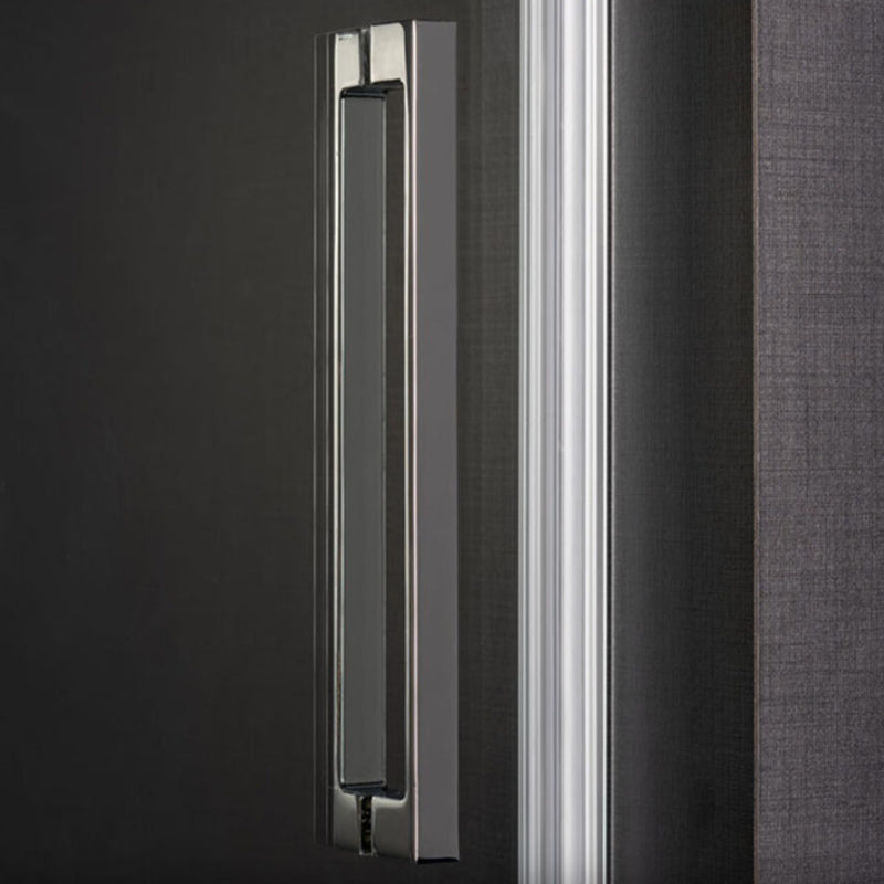 Porta doccia Ermes apertura saloon da 65 cm cristallo trasparente 6 mm temperato by CeramicStore | Lo specialista del tuo bagno