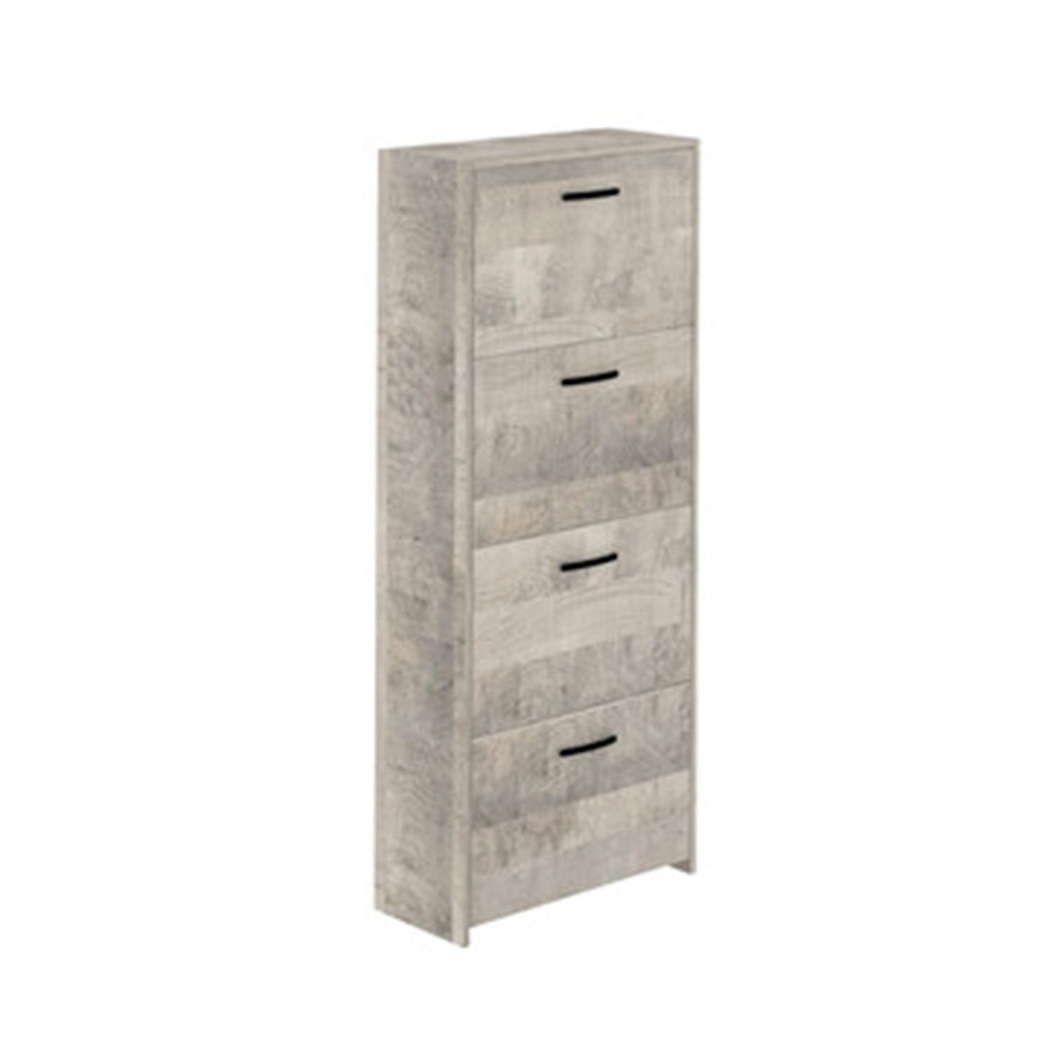 Scarpiera a 4 ante a ribalta - Rovere platino by CeramicStore | Lo specialista del tuo bagno