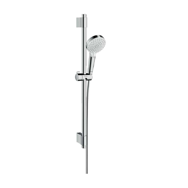 Saliscendi doccia con Interasse Variabile modello Crometta Vario con asta doccia 72 cm Cromo di Hansgrohe by CeramicStore | Lo specialista del tuo bagno