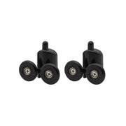 Carrellini inferiori e superiori per box doccia DocciaGo Space - Nero Opaco by CeramicStore | Lo specialista del tuo bagno
