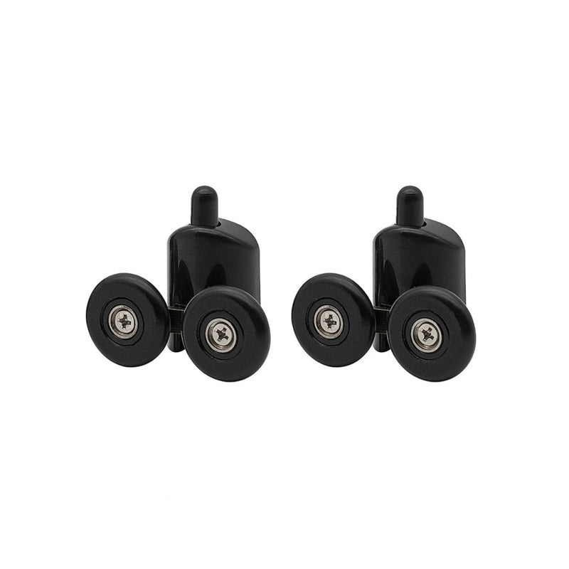 Carrellini inferiori e superiori per box doccia DocciaGo Space - Nero Opaco by CeramicStore | Lo specialista del tuo bagno