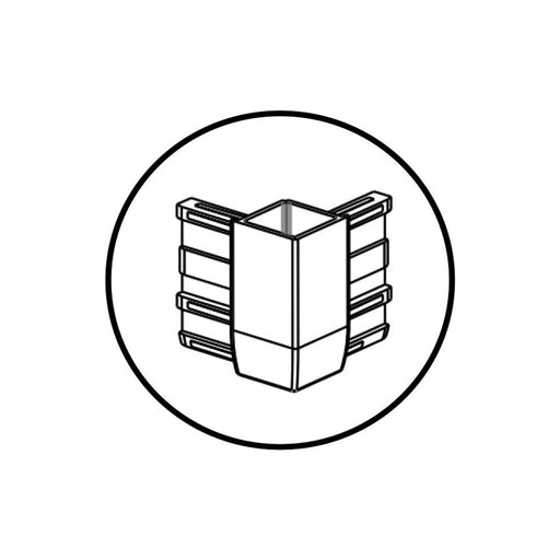 Angolo per box doccia DocciaGo Space - Nero Opaco by CeramicStore | Lo specialista del tuo bagno