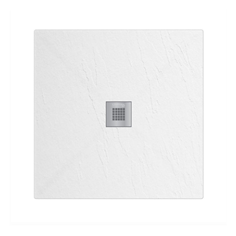 Piatto doccia in mineralmarmo modello Estasi 80x80 cm bianco by CeramicStore | Lo specialista del tuo bagno