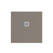 Piatto doccia in mineralmarmo modello Estasi 80x80 cm tortora by CeramicStore | Lo specialista del tuo bagno