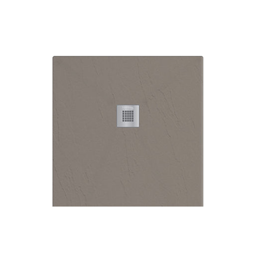 Piatto doccia in mineralmarmo modello Estasi 80x80 cm tortora by CeramicStore | Lo specialista del tuo bagno