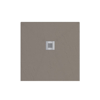 Piatto doccia in mineralmarmo modello Estasi 90x90 cm tortora by CeramicStore | Lo specialista del tuo bagno