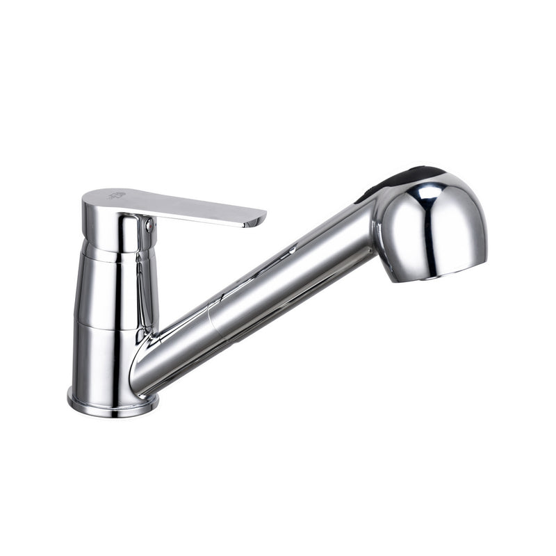 Miscelatore monocomando lavello con doccetta estraibile RubiFlux serie Margaret - Cromo