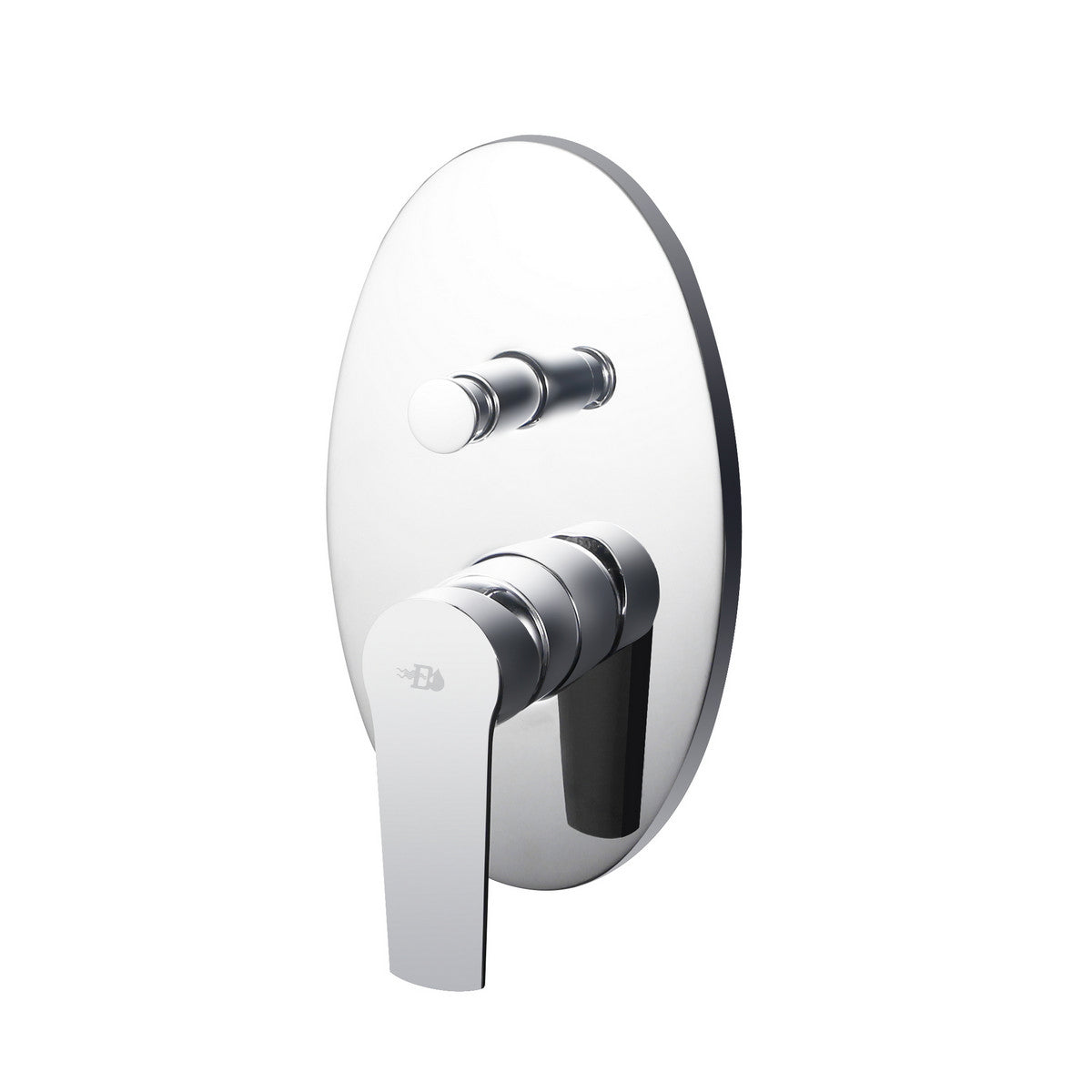 Miscelatore monocomando a incasso doccia con deviatore RubiFlux serie Margaret - Cromo