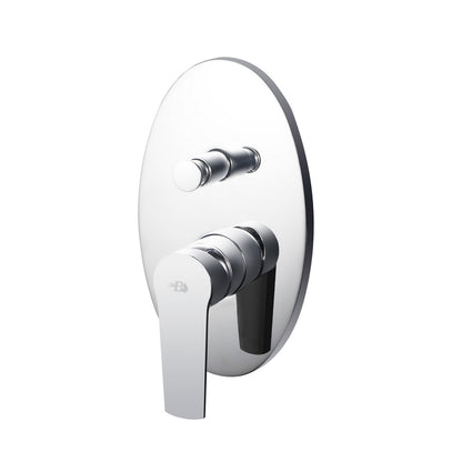 Miscelatore monocomando a incasso doccia con deviatore RubiFlux serie Margaret - Cromo