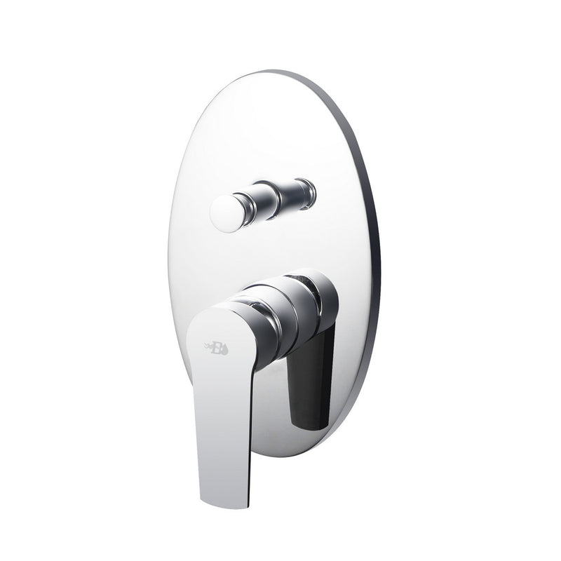 Miscelatore monocomando a incasso doccia con deviatore RubiFlux serie Margaret - Cromo