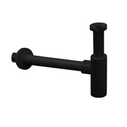 Sifone di scarico lavabo Paffoni design tondo in ottone nero opaco by CeramicStore | Lo specialista del tuo bagno