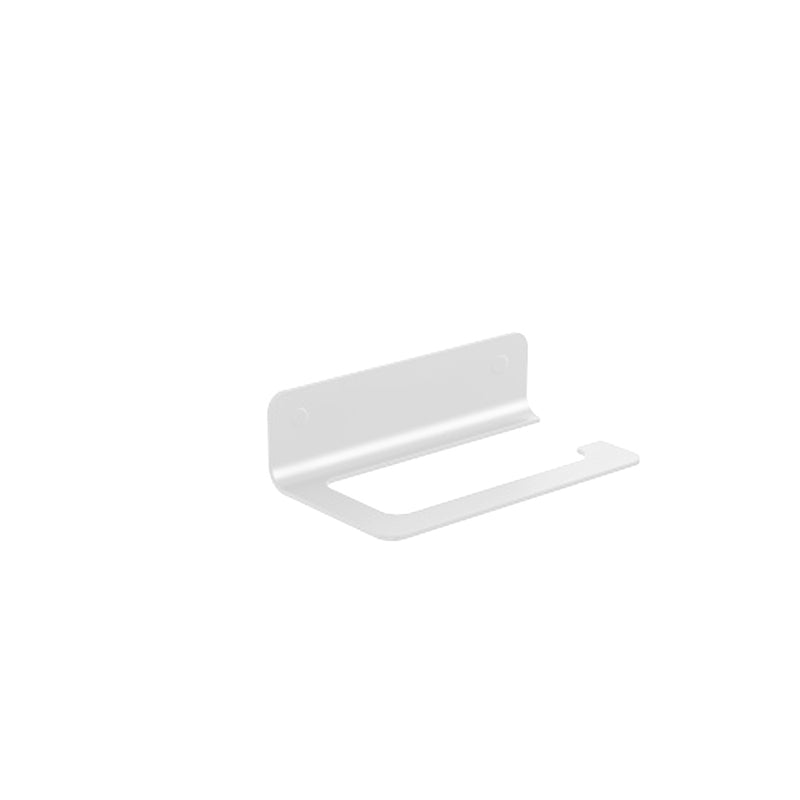 Porta Carta Igienica a Muro in Alluminio Verniciato Bianco Lineabeta collezione Saeta