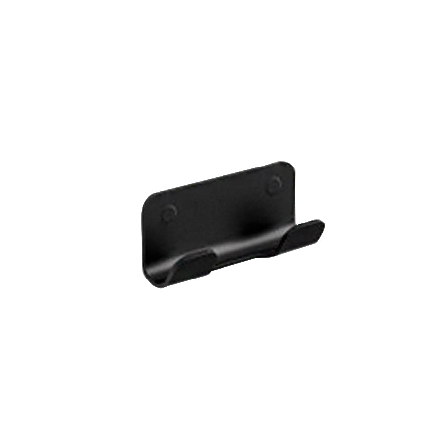 Appendino Bagno a Muro Doppio Gancio in Alluminio Verniciato Nero Lineabeta by CeramicStore | Lo specialista del tuo bagno