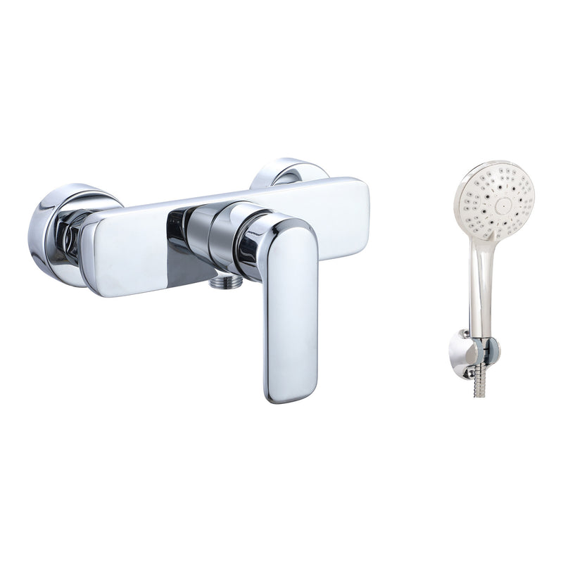 Miscelatore doccia esterno una via Hopper in ottone cromato by CeramicStore | Lo specialista del tuo bagno