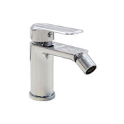 Composizione di miscelatori per lavabo alto, bidet e doccia una via quadro Hopper in ottone cromato by CeramicStore | Lo specialista del tuo bagno