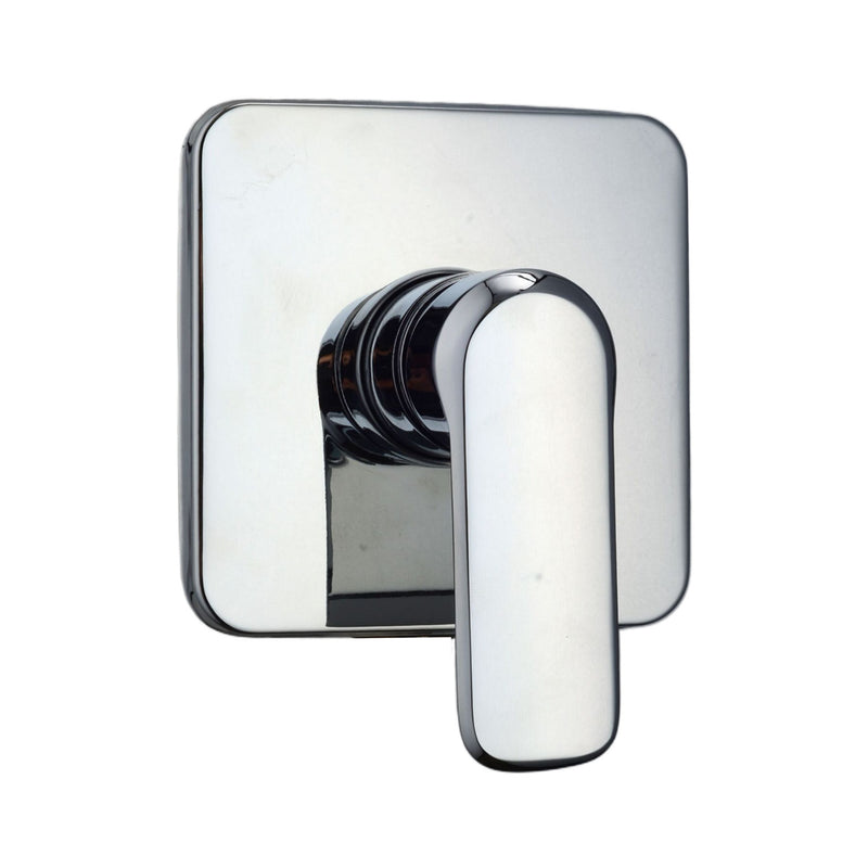 Composizione di miscelatori per lavabo alto, bidet e doccia una via quadro Hopper in ottone cromato by CeramicStore | Lo specialista del tuo bagno