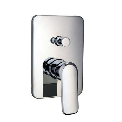 Composizione di miscelatori per lavabo incasso, bidet e doccia 2 vie quadro Hopper in ottone cromato by CeramicStore | Lo specialista del tuo bagno