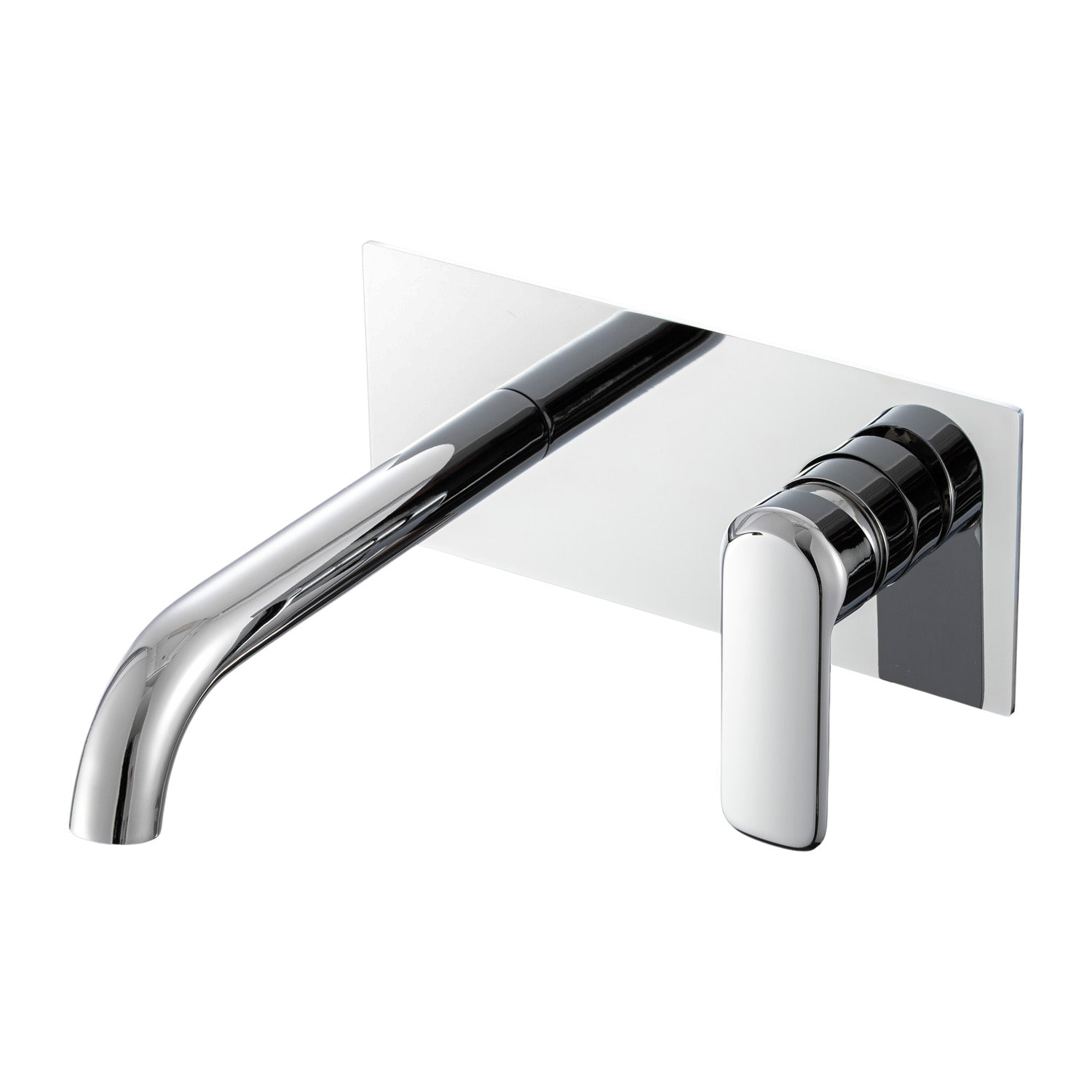 Composizione di miscelatori per lavabo incasso easy box, bidet e doccia una via quadro Hopper in ottone cromato by CeramicStore | Lo specialista del tuo bagno