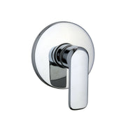 Kit doccia con incasso a una via e soffione tondo 300mm in ottone cromato Hopper by CeramicStore | Lo specialista del tuo bagno