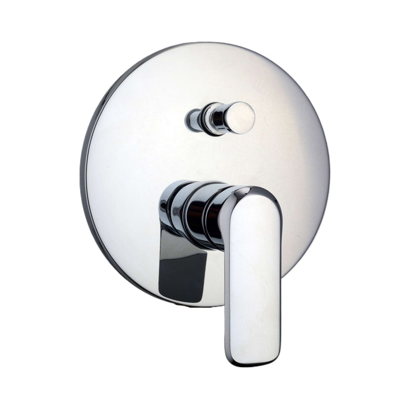 Kit doccia con incasso a due vie e soffione tondo 250mm in ottone cromato Hopper by CeramicStore | Lo specialista del tuo bagno
