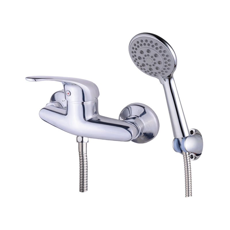 Miscelatore doccia esterno una via Celia in ottone cromato by CeramicStore | Lo specialista del tuo bagno