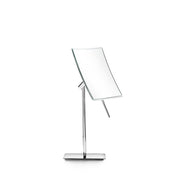Specchio ingranditore quadrato da appoggio Lineabeta Mevedo con snodo per rotazione 3x by CeramicStore | Lo specialista del tuo bagno