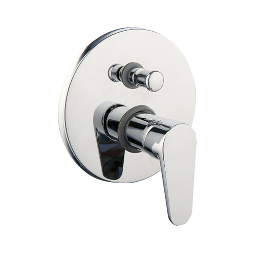 Miscelatore doccia modello Rose 2.0 in ottone cromato 1/2'' con deviatore pneumatico by CeramicStore | Lo specialista del tuo bagno