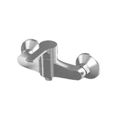 Miscelatore doccia Gattoni H20MIX5000 in ottone, da esterno, rifinitura cromata, a uscita bassa by CeramicStore | Lo specialista del tuo bagno
