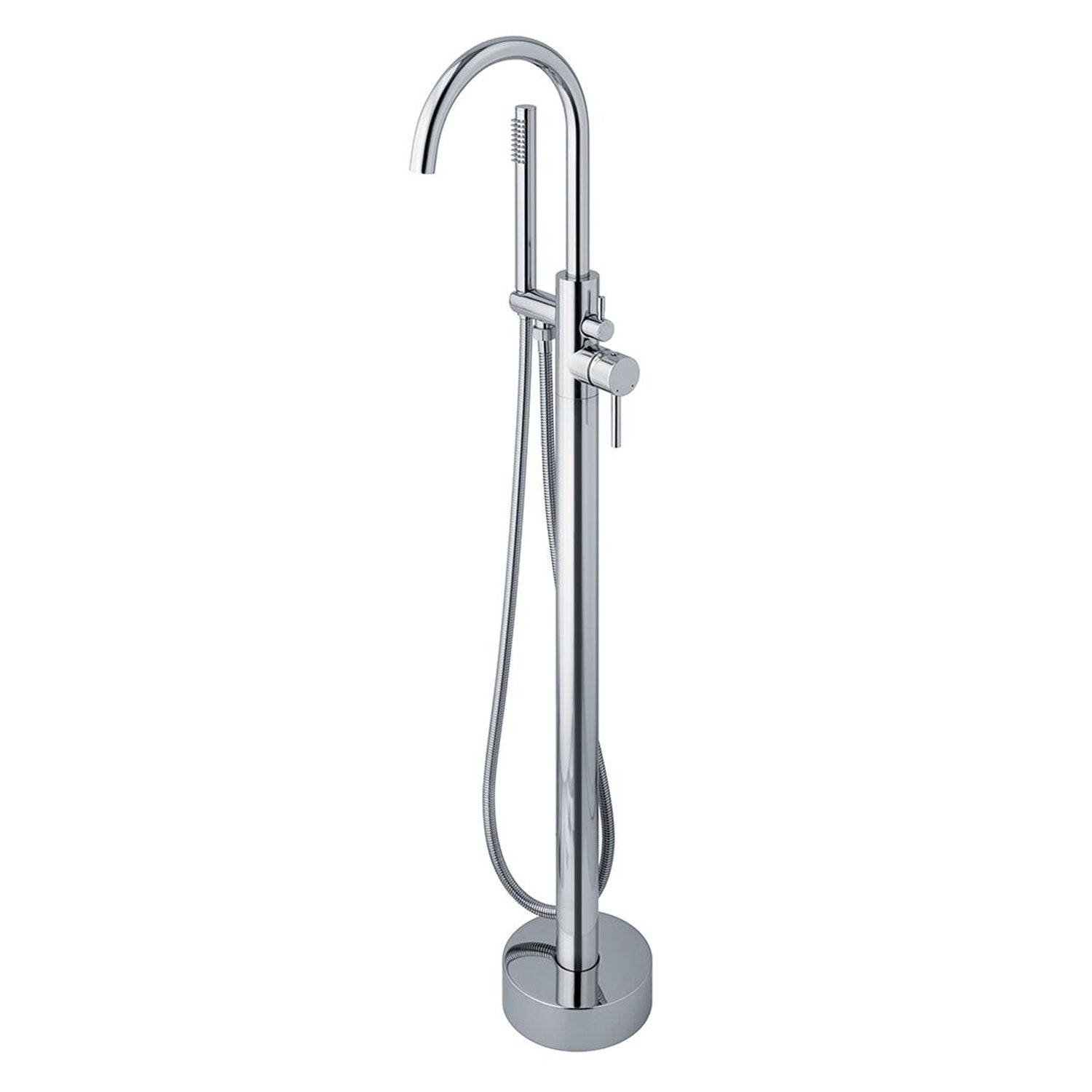 Colonna vasca a pavimento in ottone con miscelatore doccia STAR by CeramicStore | Lo specialista del tuo bagno
