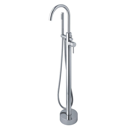 Colonna vasca a pavimento in ottone con miscelatore doccia STAR by CeramicStore | Lo specialista del tuo bagno