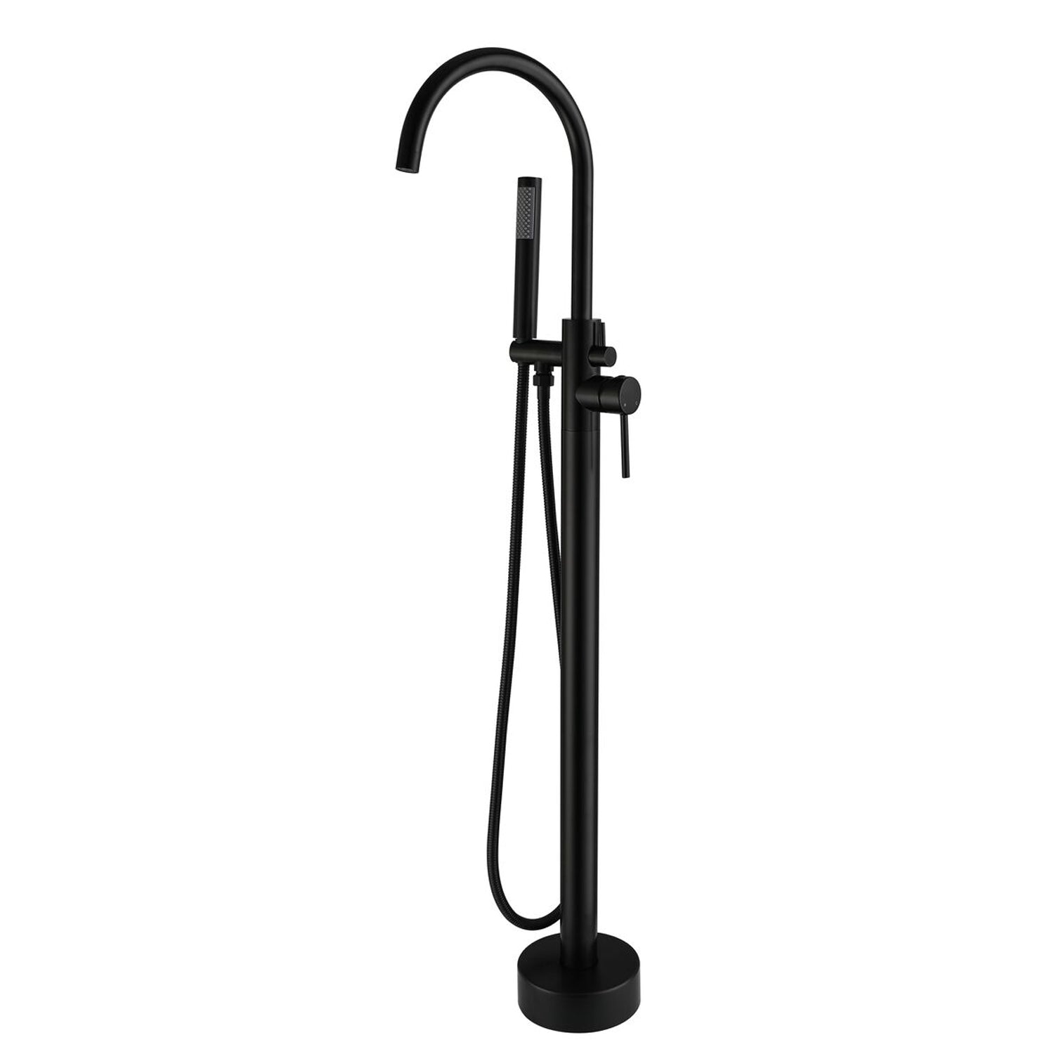 Colonna vasca a pavimento nero con miscelatore doccia STAR by CeramicStore | Lo specialista del tuo bagno