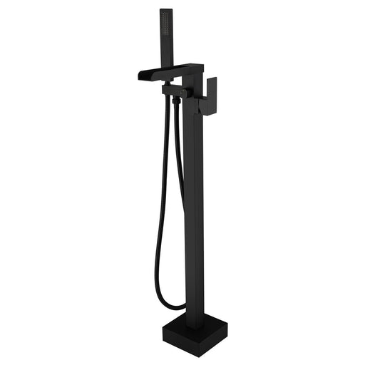 Colonna vasca a pavimento nero con miscelatore doccia Trendy by CeramicStore | Lo specialista del tuo bagno
