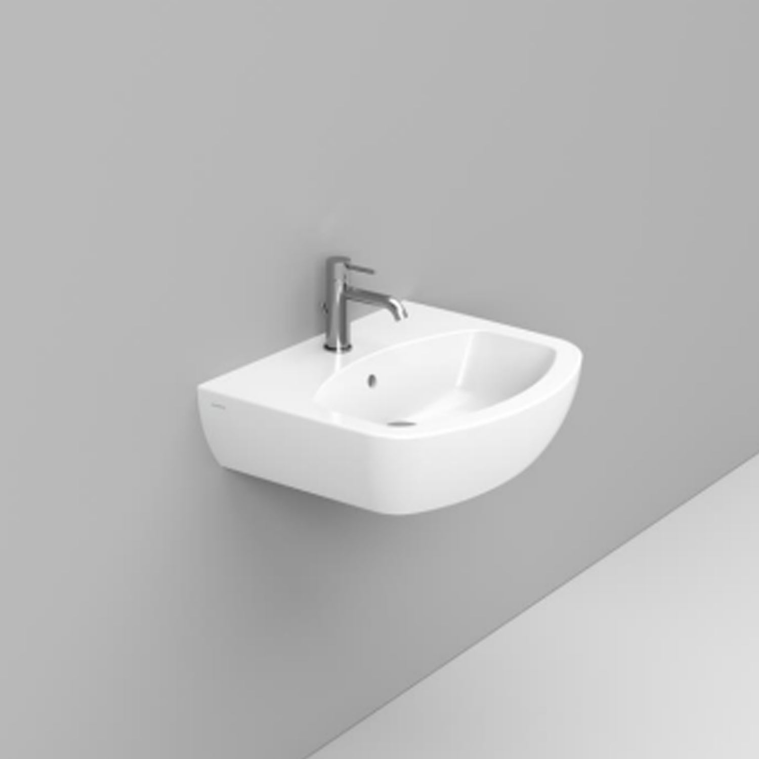 Lavabo sospeso o da appoggio su semicolonna Ceramica Dolomite modello Mia 68x48 cm by CeramicStore | Lo specialista del tuo bagno