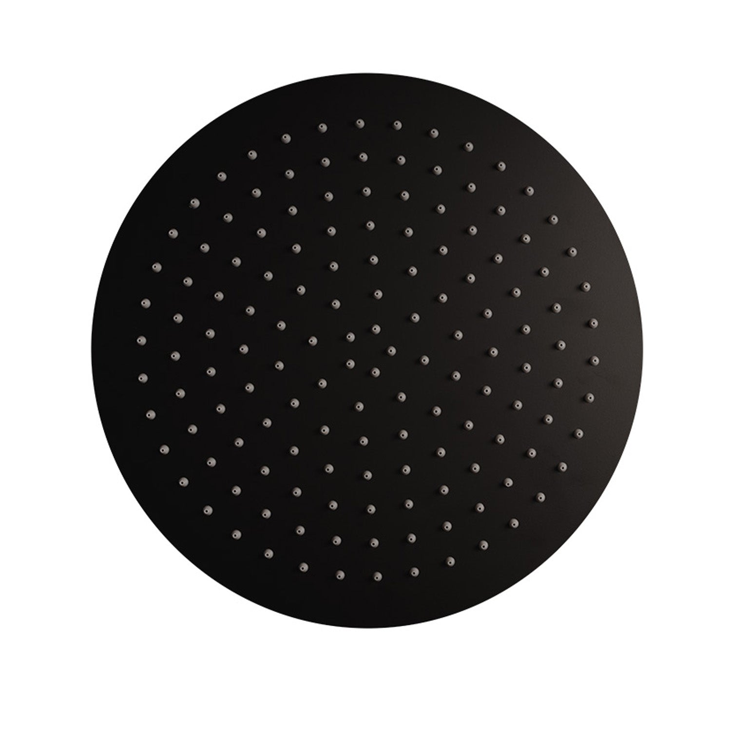 Soffione doccia in acciaio inox diametro 30 cm colore nero - Ares by CeramicStore | Lo specialista del tuo bagno