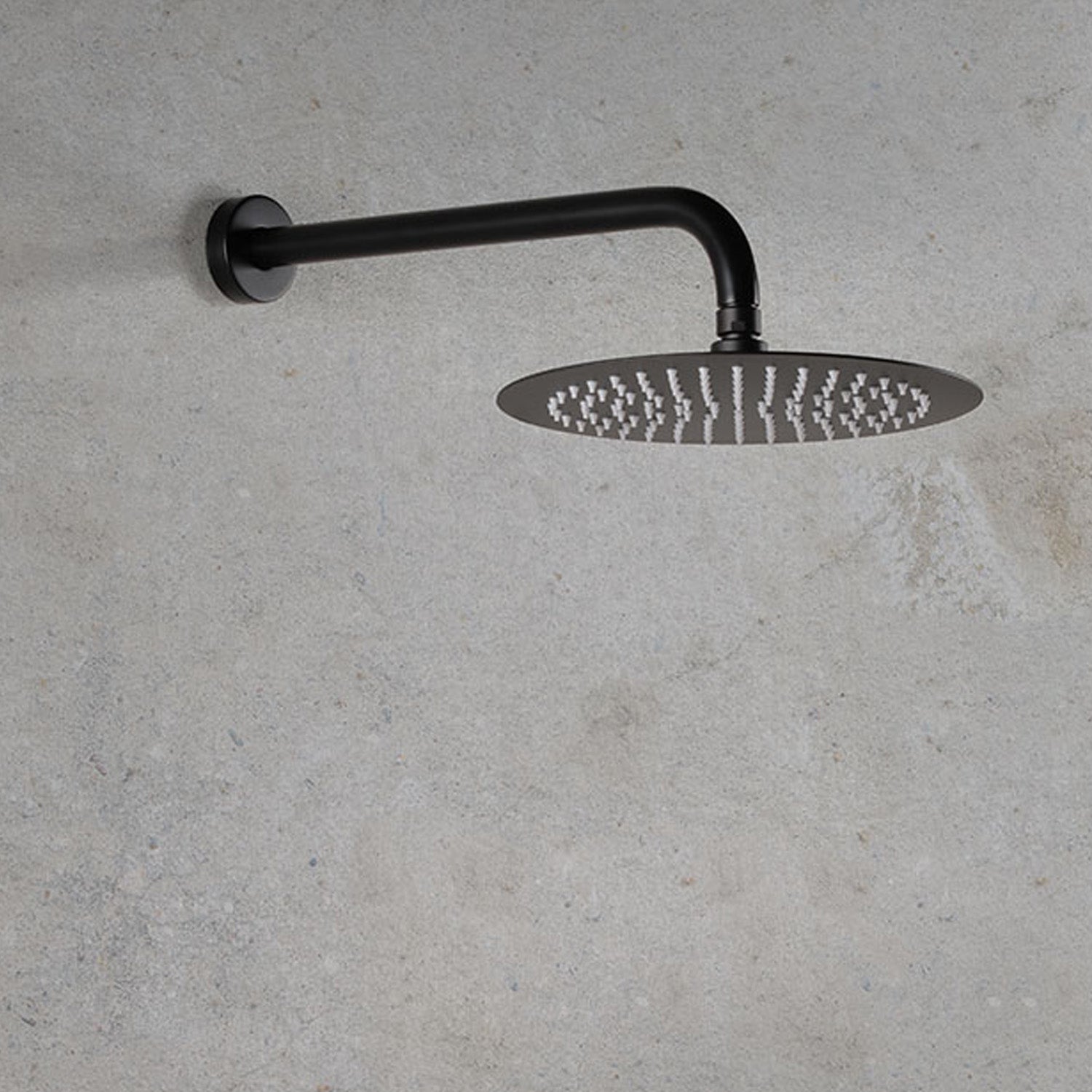Braccio doccia in acciaio inox da 33 cm colore nero - Ares by CeramicStore | Lo specialista del tuo bagno
