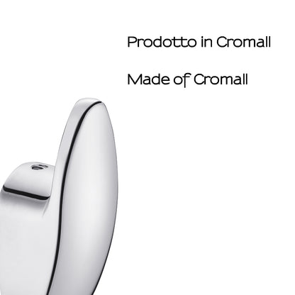 Appendiabiti singolo modello Maldive di Gedy - Cromato by CeramicStore | Lo specialista del tuo bagno