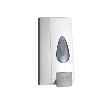 Dispenser sapone o disinfettante mani Gedy modello Halibut da 630 ml - Bianco by CeramicStore | Lo specialista del tuo bagno