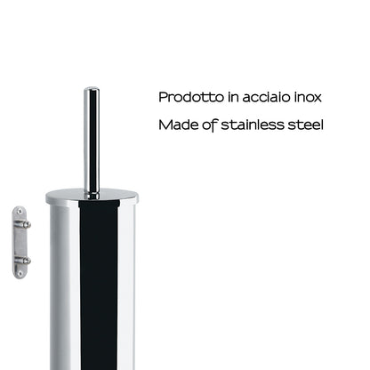 Scopino da muro modello Flip di Gedy in Acciaio Inox - Cromato lucido by CeramicStore | Lo specialista del tuo bagno