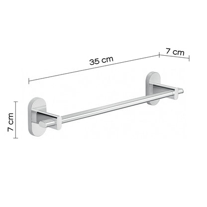 Portasalviette 35 cm in Acciaio Inox Gedy serie Febo - Cromato by CeramicStore | Lo specialista del tuo bagno