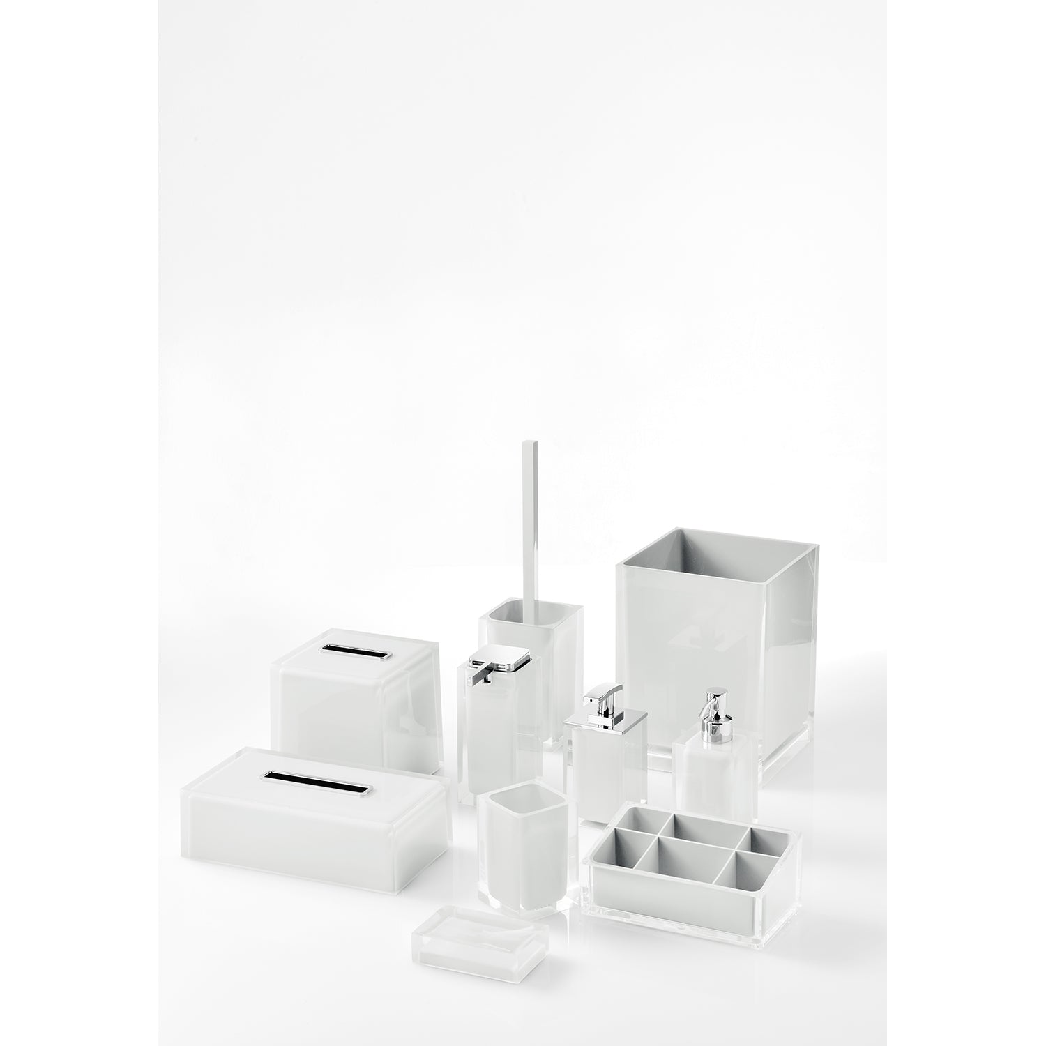 Organizer da appoggio Gedy serie Rainbow - Bianco by CeramicStore | Lo specialista del tuo bagno