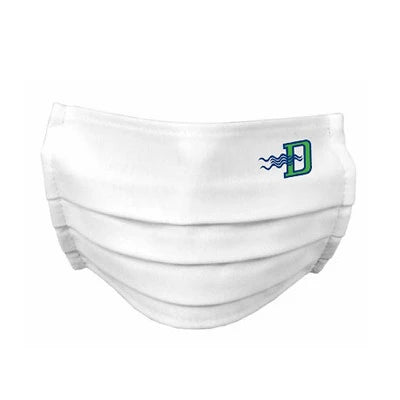 Mascherina protettiva sorriso idrorepellente bianca cotone 100 cm 23x21