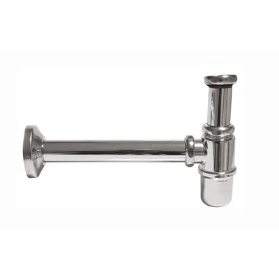 Sifone a bottiglia senza piletta con canna da cm.25 modello lux 1 1/4
