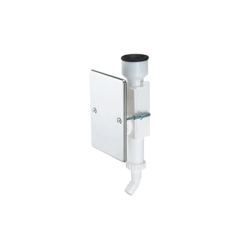Sifone scarico condensa ad incasso piastra inox 1 x 46